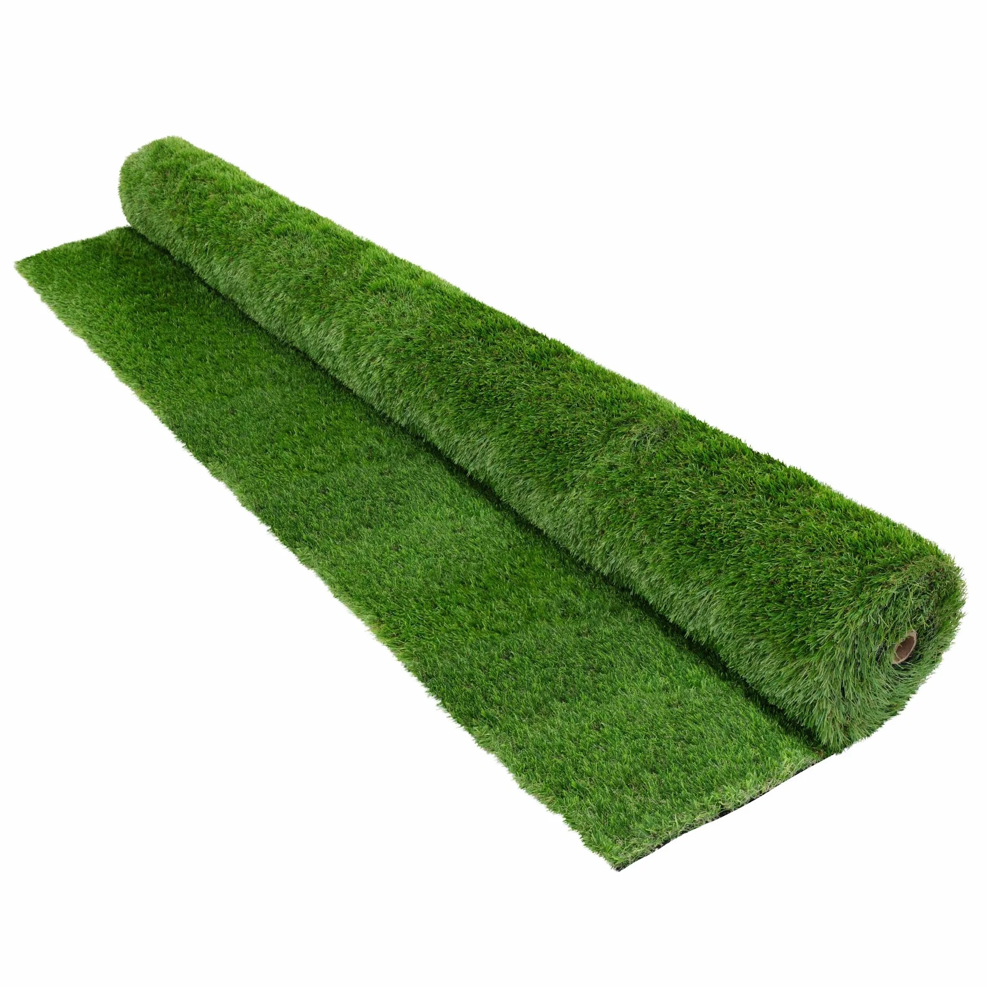ECD Germany Gazon Synthétique 18mm en Rouleau 1,5m² (1,5x1m), Vert Multinuancé, Drainage Rapide et Facile à Découper, Résistant Intempéries, Tapis Artificiel Pelouse Herbe Fausse Revêtement de Sol