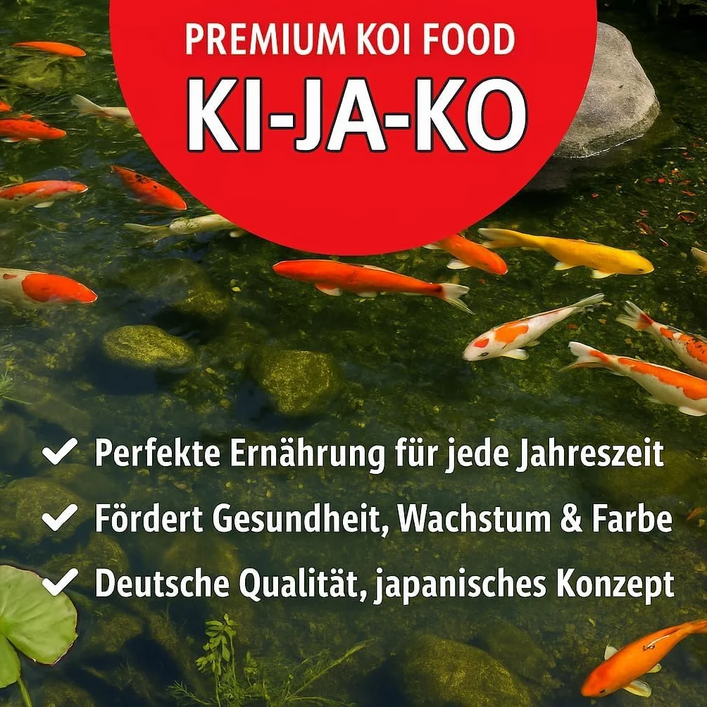 Health – Nourriture pour carpes koi – 10 kg / 3 mm. Aliment complet flottant, hautement digestible, avec germes de blé et Actigen – Riche en protéines, idéal pour les jeunes koi. Grand format