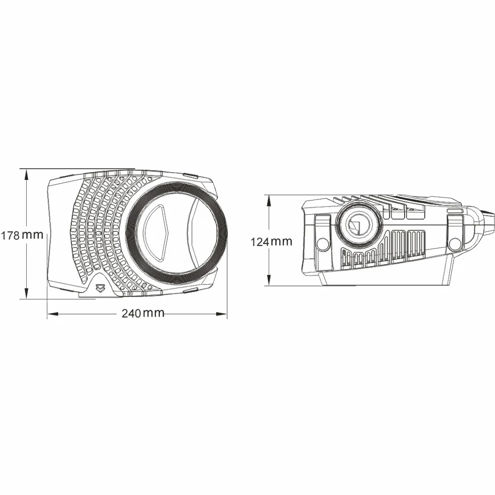 SunSun NEO-380B Pompe de Bassin SuperECO - 240 x 178 x 124 mm - débit max. 3600 l/h / 20 W/refoulement max. 2,8 m - Filtration Circulation eau jardin étang
