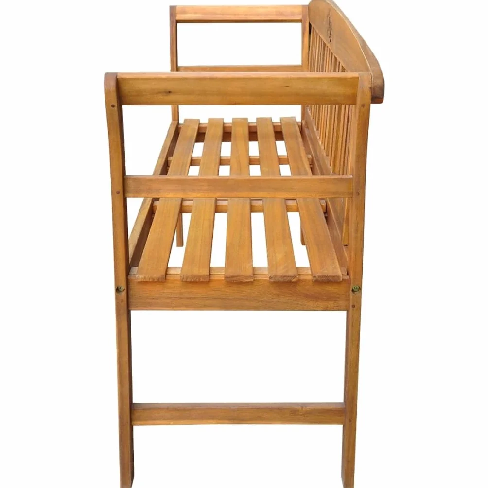 vidaXL Banc de Jardin Bois d'Acacia Massif Meuble de Jardin Terrasse Parc