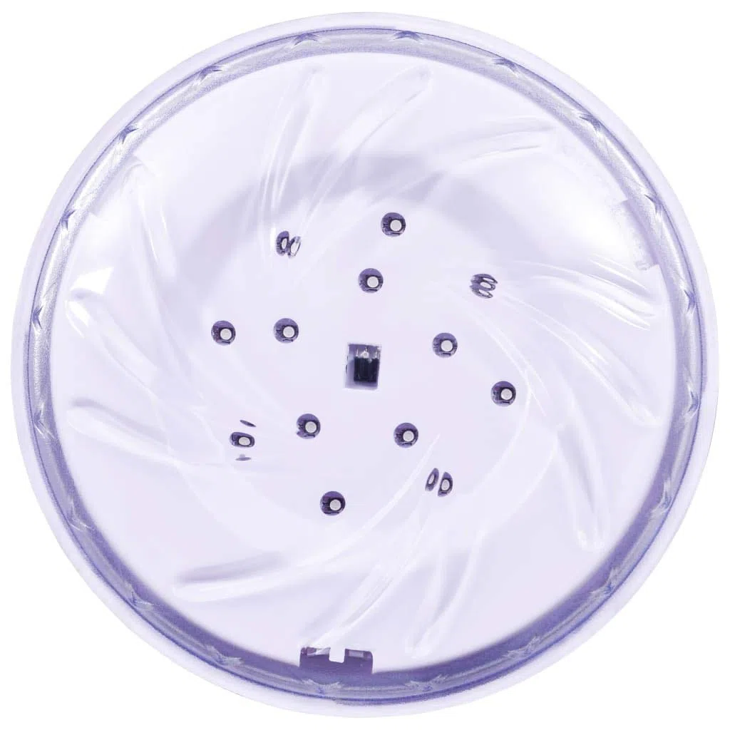 Lampe LED Flottante Submersible de Piscine Multicolore, 13 LED, télécommande, IPX7, Plaque magnétique, Plastique 150 mm, pour Piscine Spa Jacuzzi, Ambiance Lumineuse sous l Eau