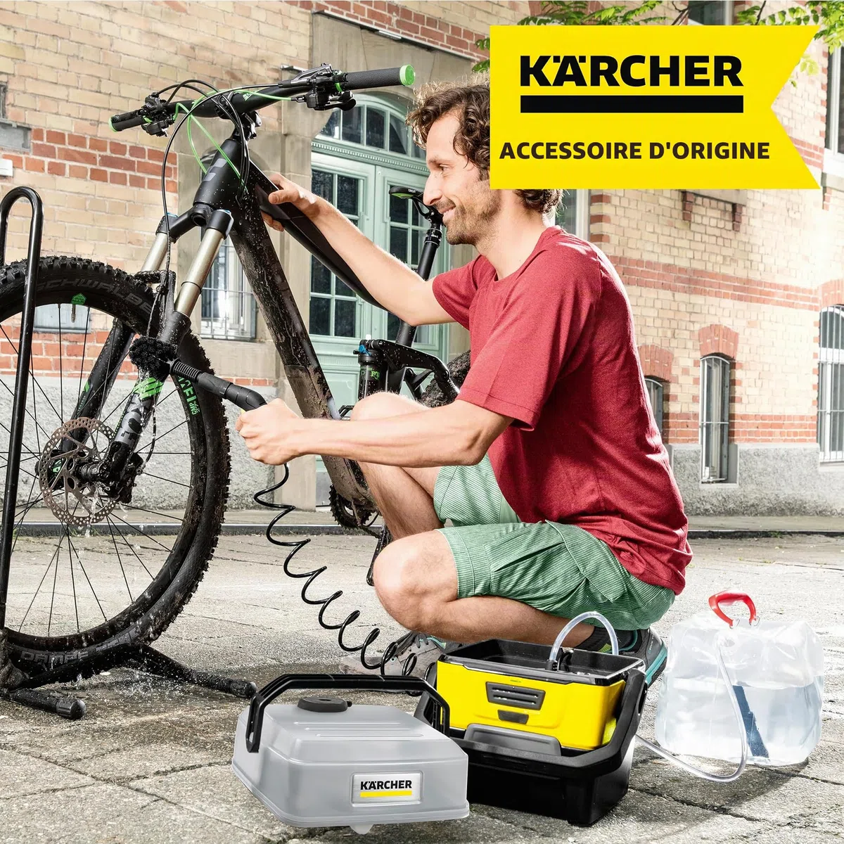 Kärcher OC 3 Adventure Box Boîte d'accessoires, avec brosse universelle et tuyau d'aspiration
