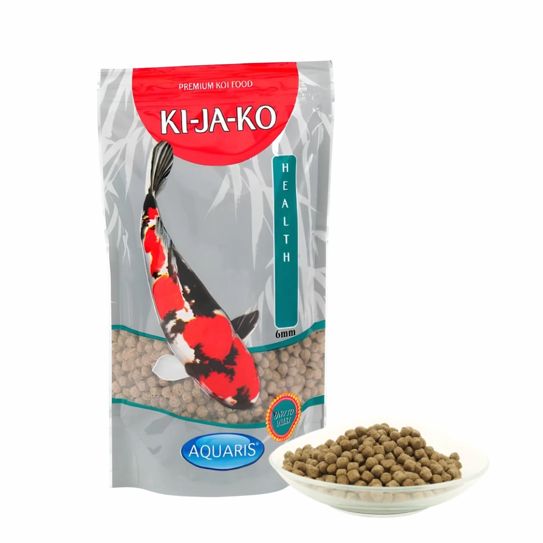Health Koi Nourriture pour poissons koï 3 kg / 6 mm. Granulés pour une bonne digestion des poissons koï avec Actigen pour soutenir le système immunitaire et Forplus (algues riches en oméga-3)