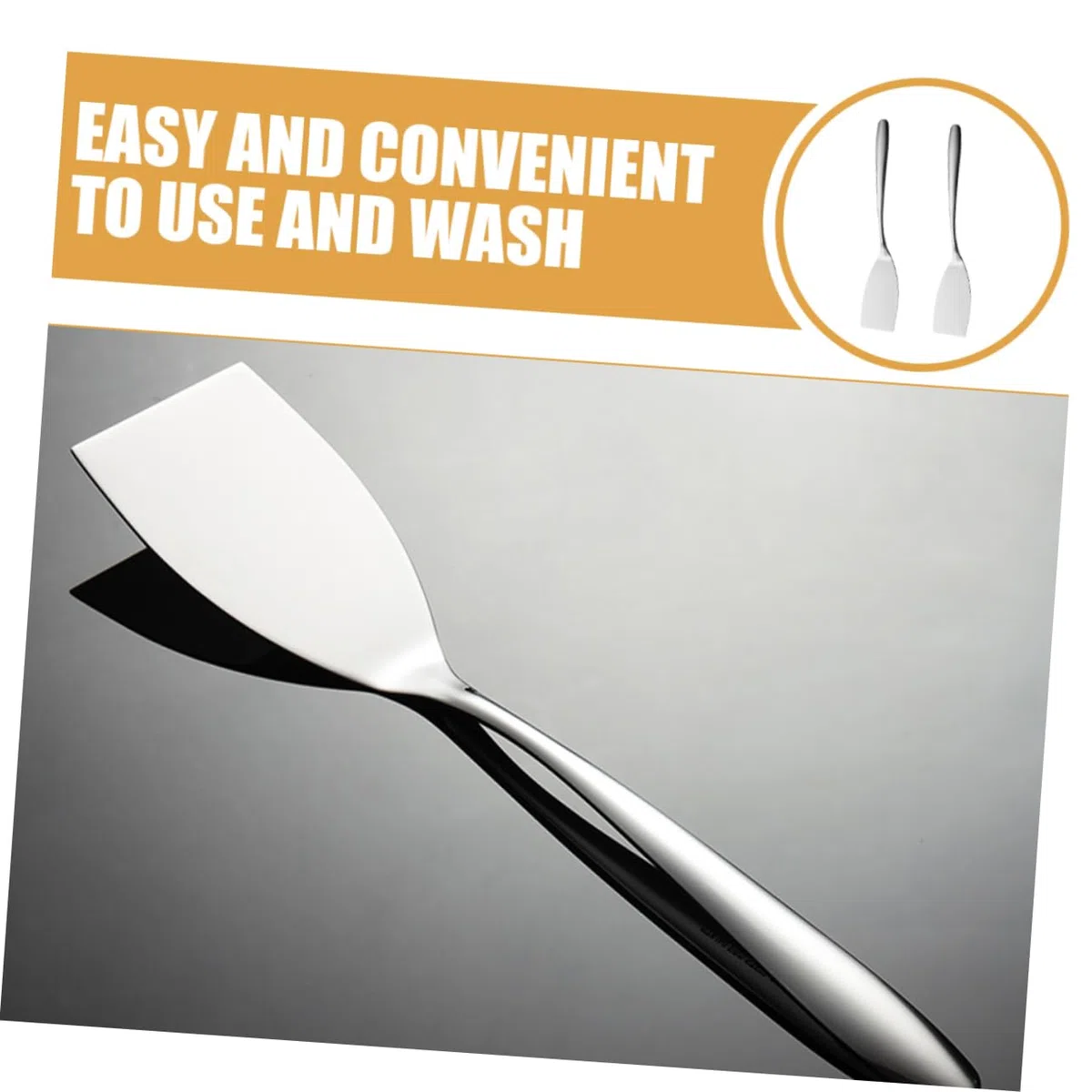 POPETPOP 8pièces Spatule Acier Pour Steak Et Cuisine Ustensile De Cuisine Multifonctionnel Pour Barbecue Et Pâtisserie