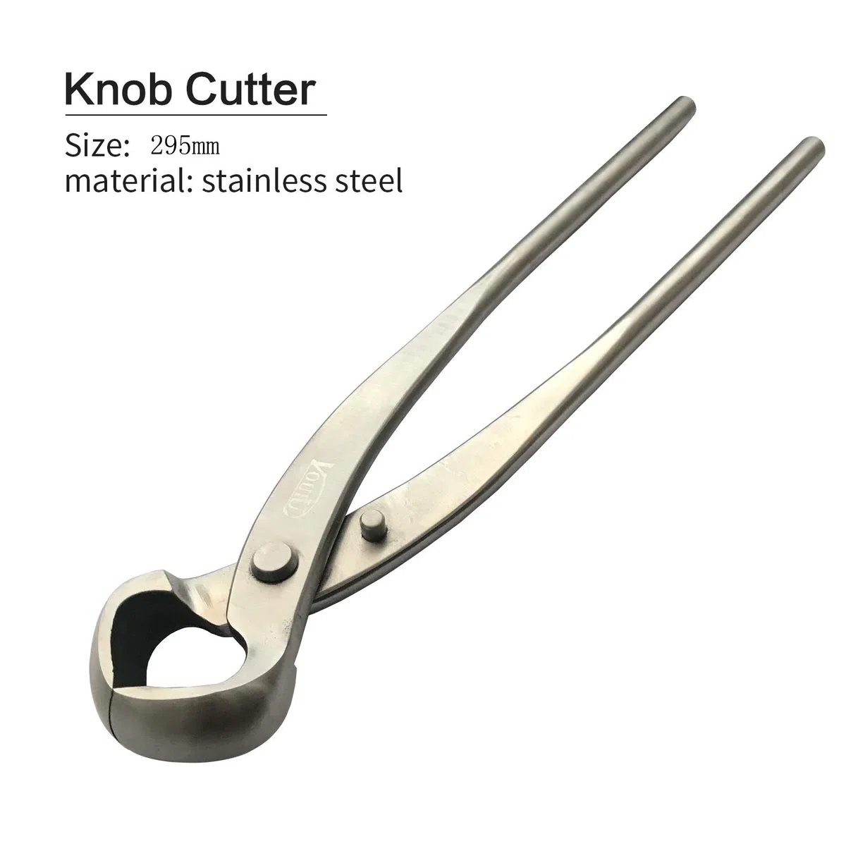 vouiu Lot de 3 outils pour bonsaï, cutter concave de 28 cm, coupe-bouton de 29,2 cm, ciseaux à bonsaï de 19,1 cm