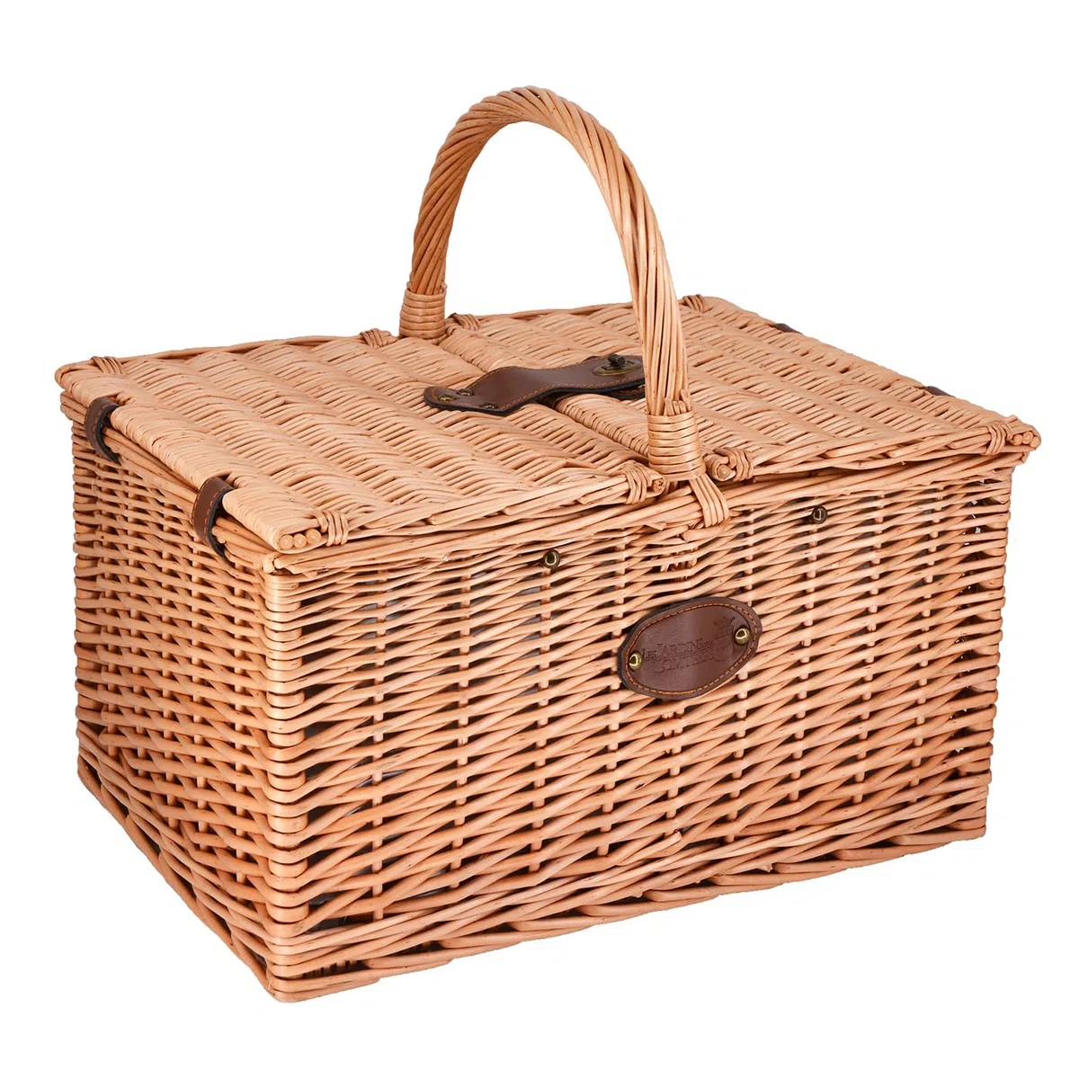 Panier Pique-Nique Osier Saint-Rémy 4 Personnes - Isotherme 14 L | Fait à la main