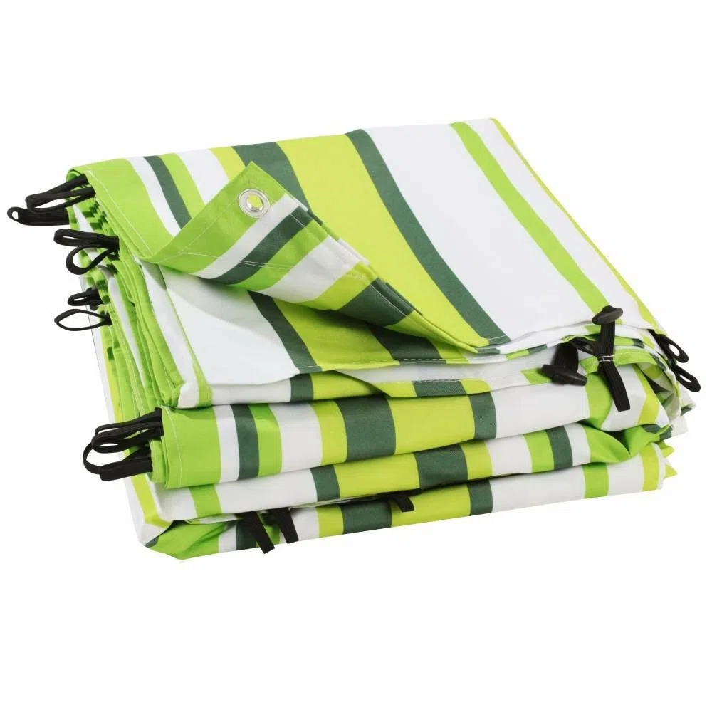 TERRE JARDIN Toile de Rechange pour auvent 3 x 4m - - Vert