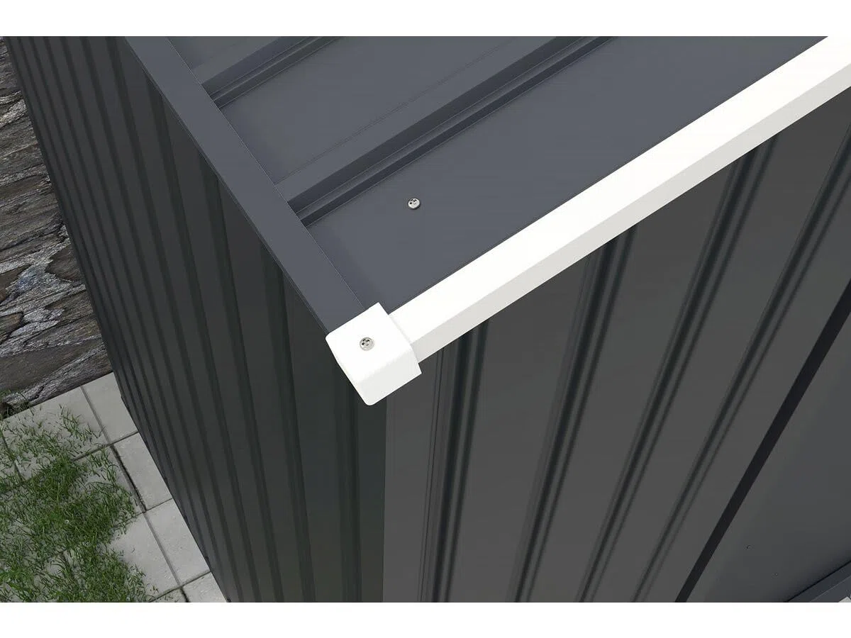 Gouttière pour abri de Jardin en métal de 6 à 13 m2