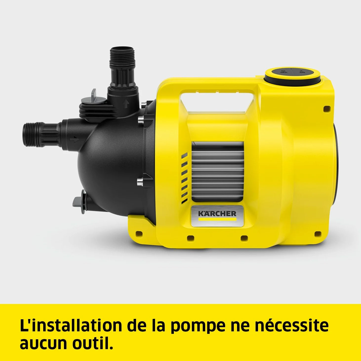 Pompe d'Arrosage Kärcher Bp 4,500 Garden Set Plus, Moteur 550 W, Débit de 4 500 L/H, 3,6 Bar, HautEUr Manométrique Totale 36 M, HautEUr D’Aspiration Max, 8 m