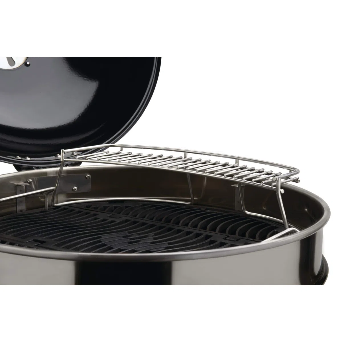 Napoleon Grills Napoleon 71022 Barbecue sphérique Ø 57 cm et Grille de Maintien au Chaud AS300K pour barbecues HK d'un diamètre de 57 cm Noir