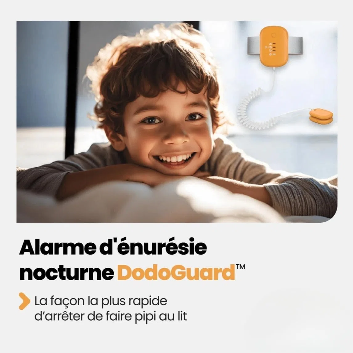 Alarme D'énurésie Nocturne DodoGuard, Alarme Pipi, Recharge USB | Accessoire D'énurésie avec 3 Modes, Alarme Pot Sûr Haute Sensibilité pour, Filles, Garçons Et Autres (Vert)