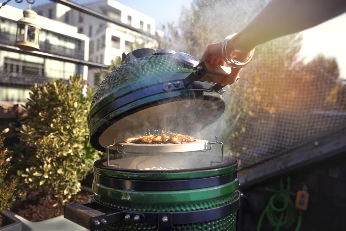 Ynni Kamado TQHMPS305 TQHMPS305 Lot de 2 déflecteurs de chaleur pour pizza 30,5 cm