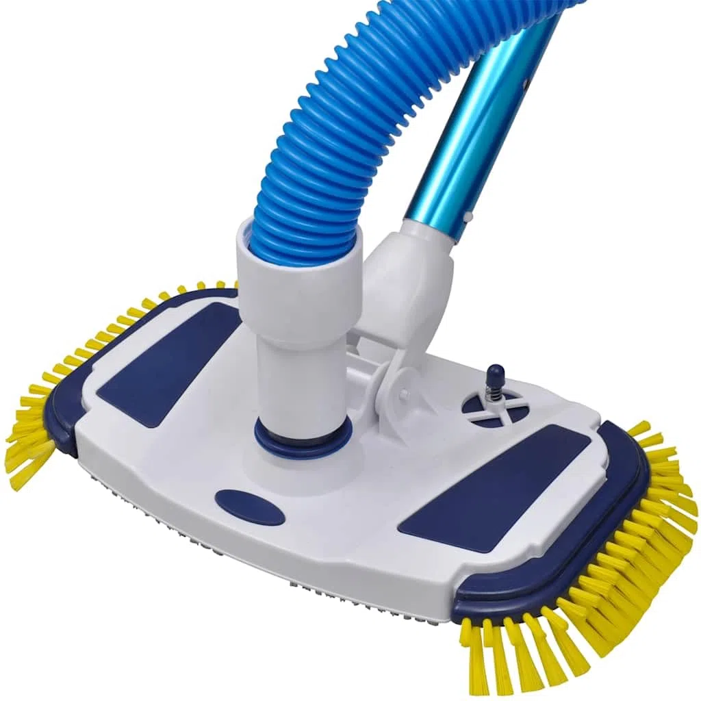 Kit de nettoyage de piscine avec tige télescopique de 1,2 à 3,6 m et tuyau de 10 m, brosse de piscine pour un nettoyage efficace, pour piscines avec raccord de 32/38 mm