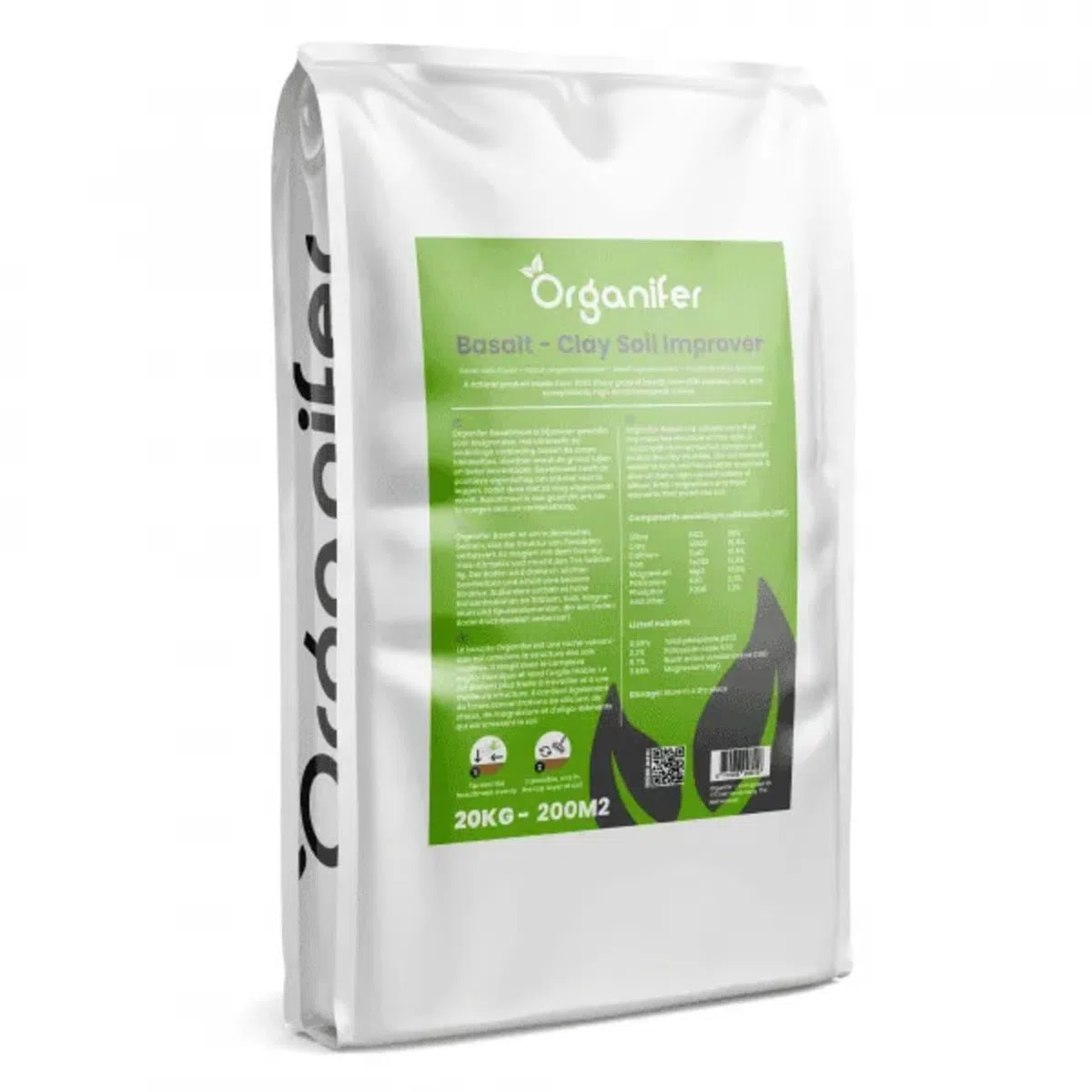 Poudre De Basalte Naturelle - 20 Kg - 200 M2 - Amendement Minéral À Base De Basalte Volcanique - Poudre De Lave Basaltique Pour Jardin Et Sols - Organifer