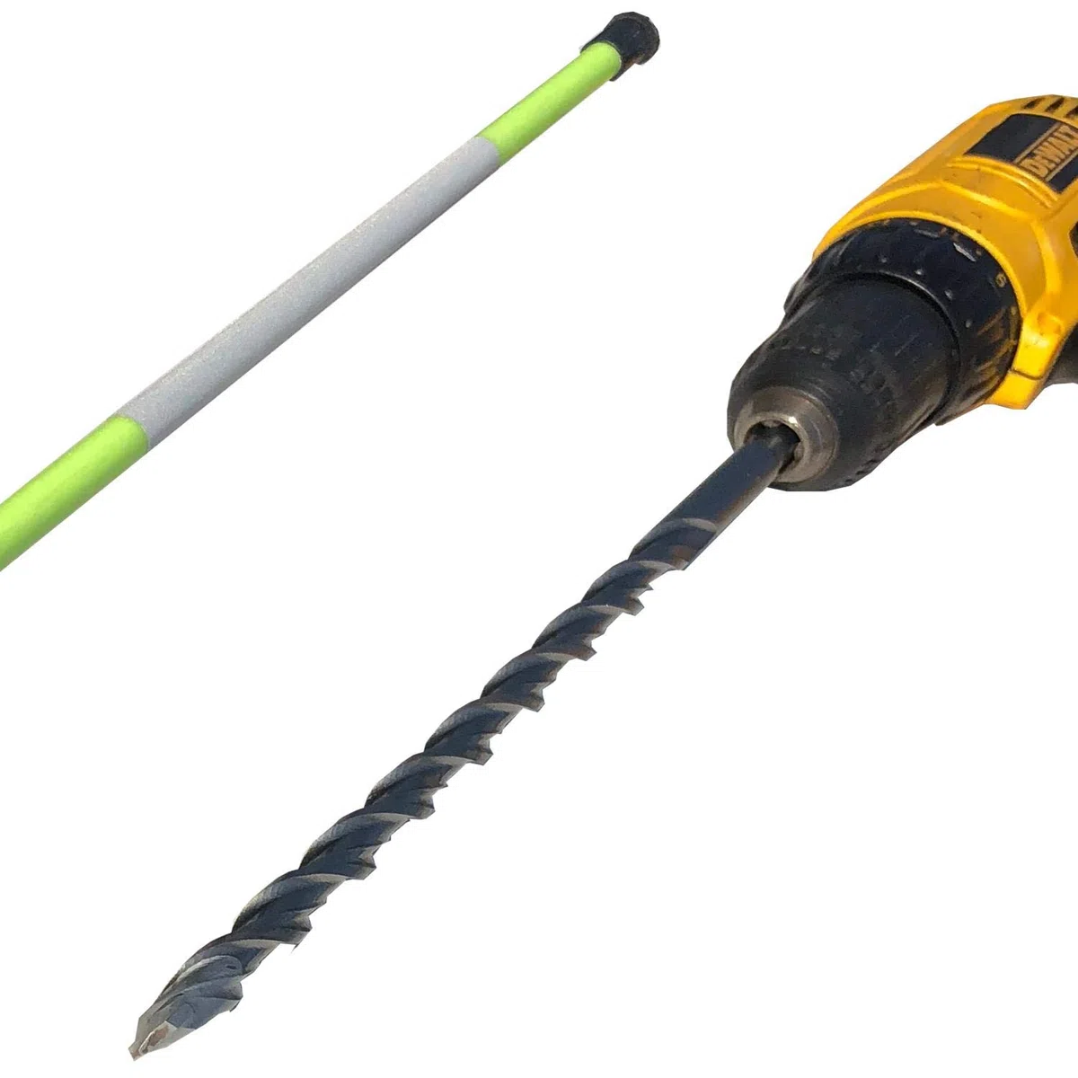 Keyfit Tools Foret d'installation en acier inoxydable 304 de 30,5 cm pour installation facile dans les piquets de chasse-neige et réflecteurs ~ Poêle dure rocheuse gelée et glace sans problème