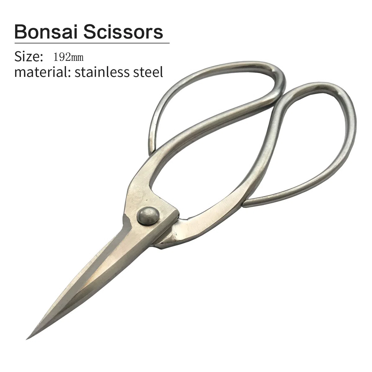 vouiu Lot de 3 outils pour bonsaï, cutter concave de 28 cm, coupe-bouton de 29,2 cm, ciseaux à bonsaï de 19,1 cm