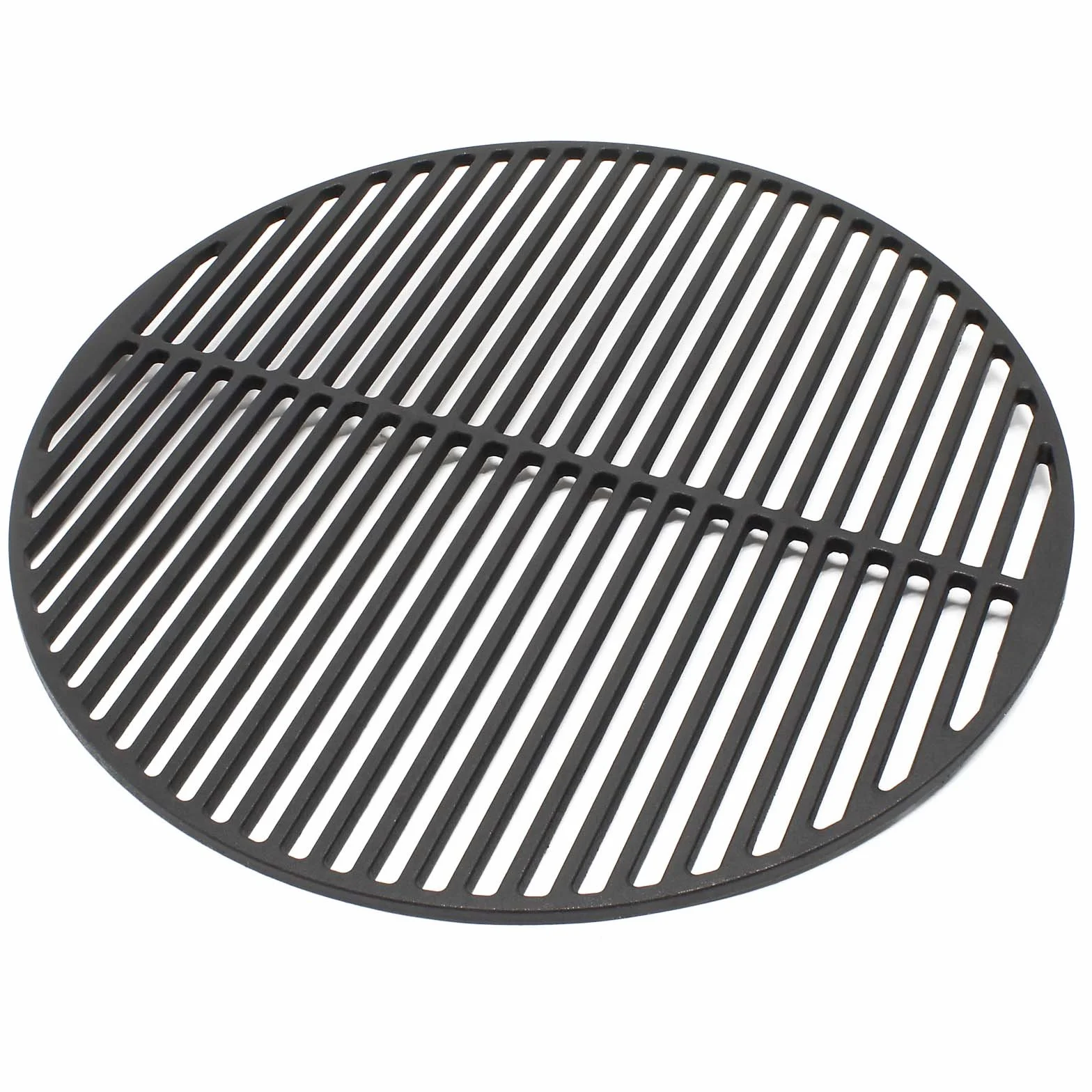 Wiltec Grille de barbecue Ronde en Fonte Ø 54,5cm Matériau Massif pour Barbecue boule Barbecue rond Jardin Grille cuisson BBQ