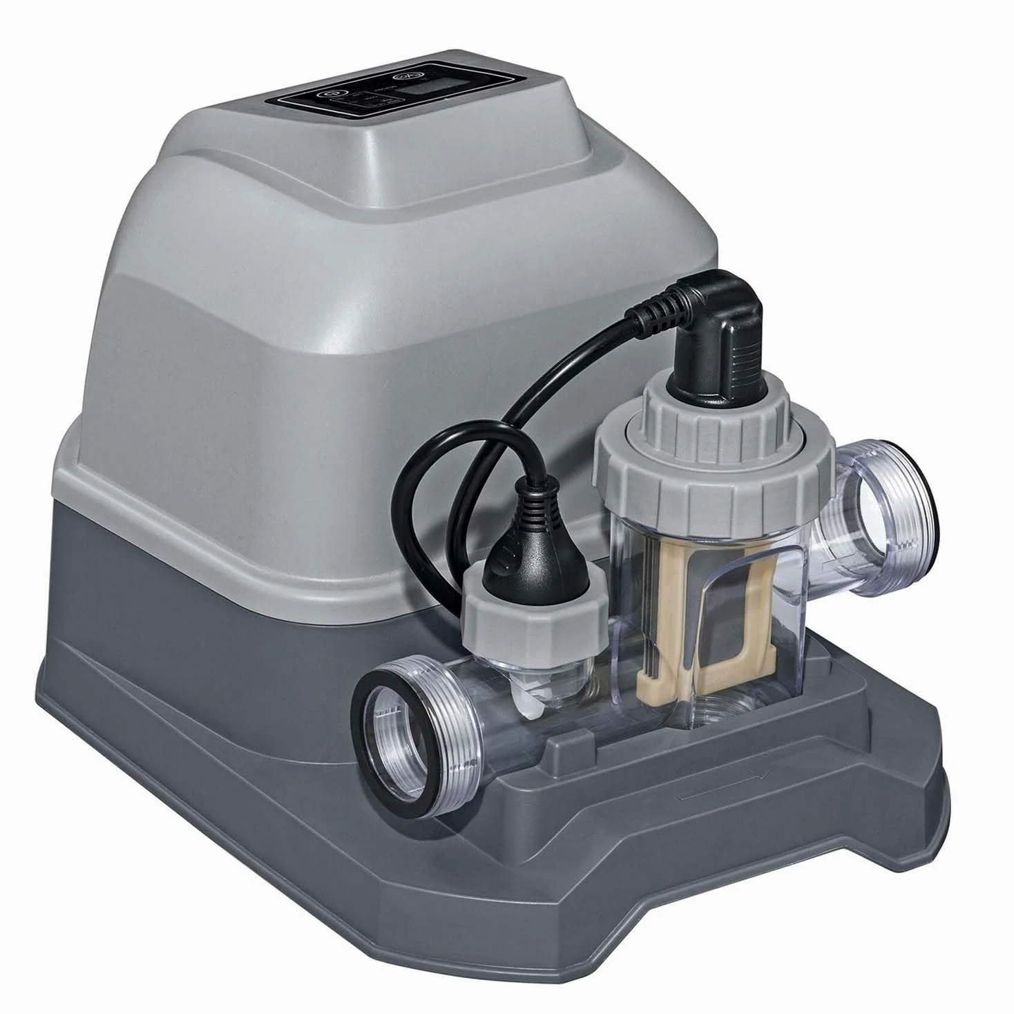Bestway Hydrogenic Électrolyseur d’Eau salée 6 g/h - 34 cm x 27 cm x 26 cm - Gris