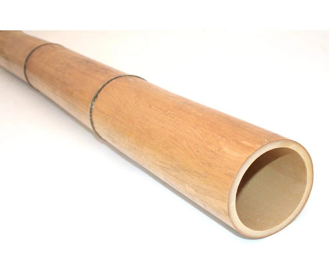 Madake Tige en bambou naturel - 180 cm de long - 8-10 cm de diamètre - Traité thermiquement - Conique - Pour projets de jardin et constructions
