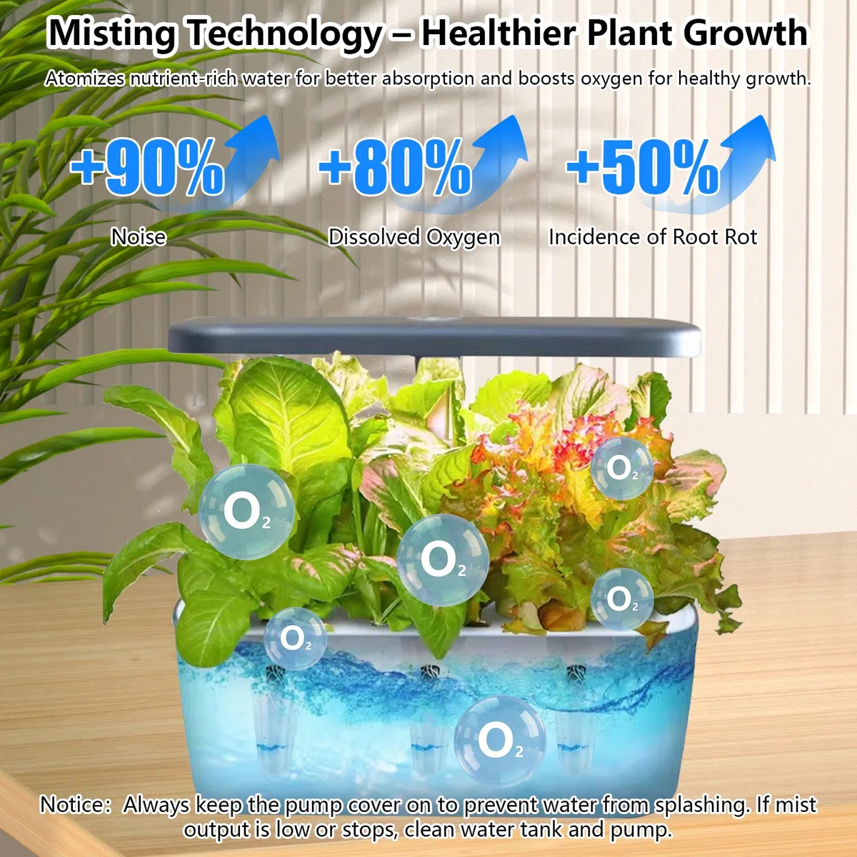 Système Hydroponique de Germination 52 Emplacements, Lampe LED Plein Spectre 24 W, Réservoir 4 L avec Minuterie Automatique et Arrosage Intelligent pour Fleurs, Légumes et Semis