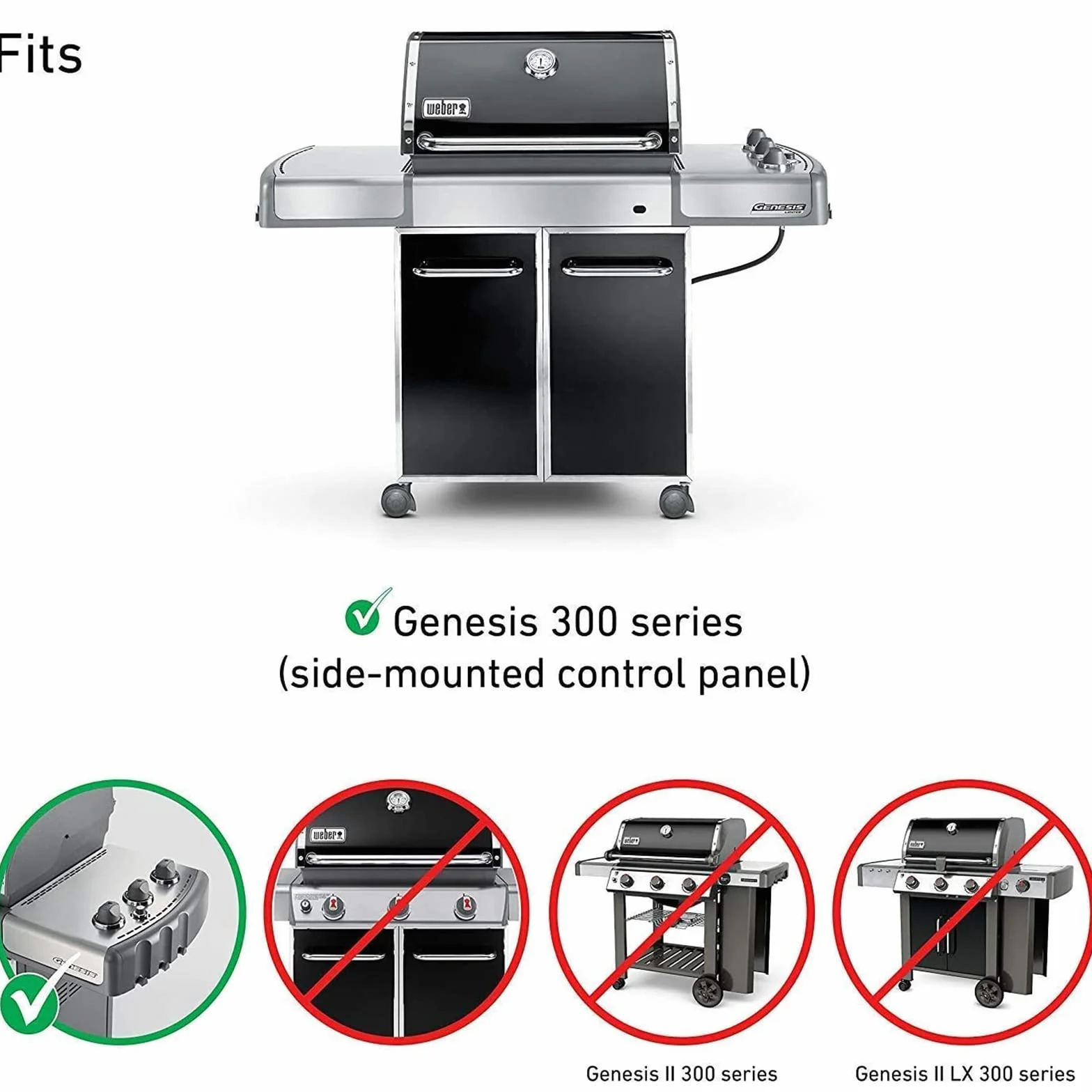 GFTIME 62.4CM 7540 Flavorizer Bar pour Weber Genesis 300 E-310 (avec Boutons de brûleur latéral), E-320, S-310, S-320, EP/CEP-310 & 320 Flavor Bars Pièces de Rechange 7539