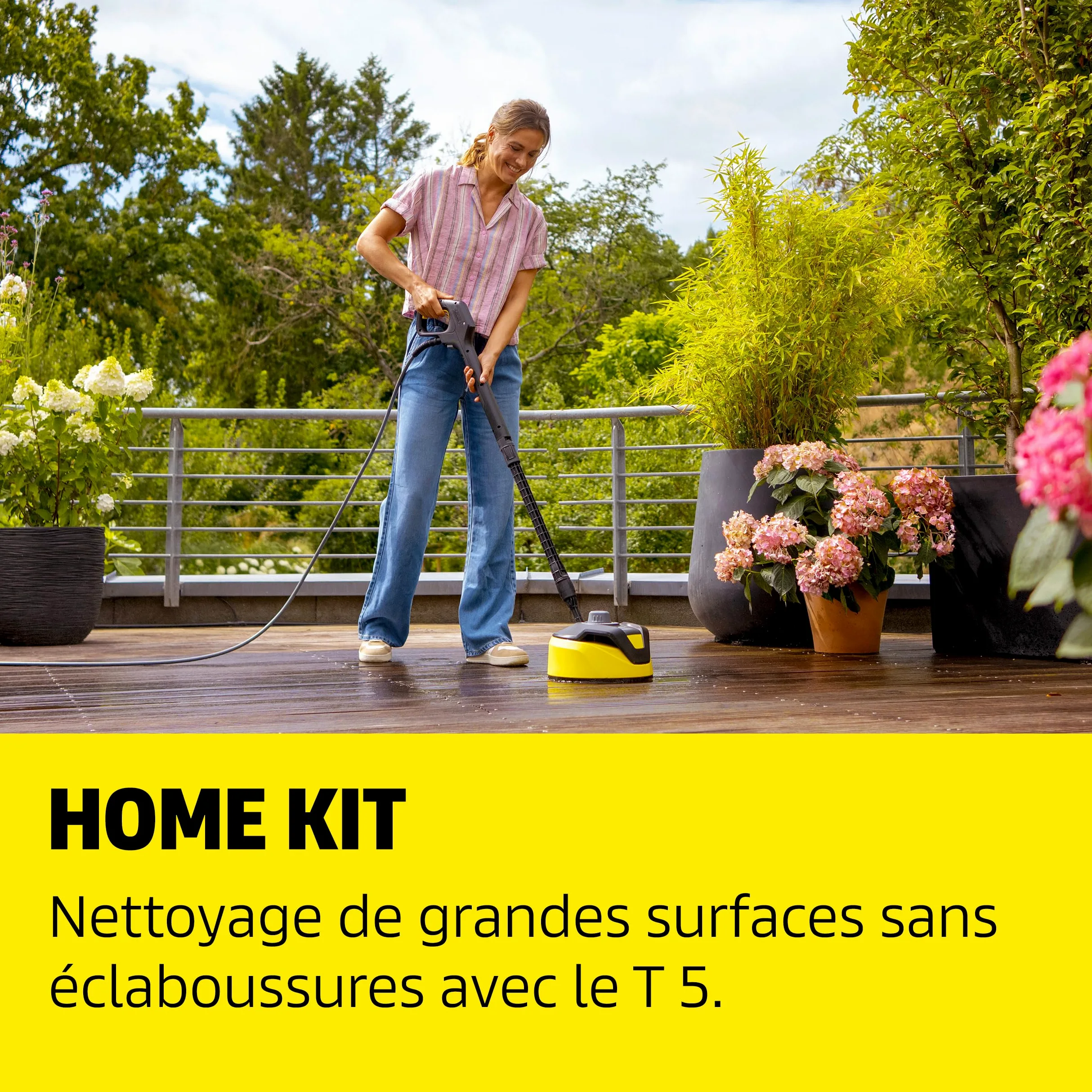 Kärcher Nettoyeur Haute Pression K 4 Comfort Premium Home, Max. 130 Bar, Débit : 420 l/h, Surface : 30 m²/h, Flexible Haute Pression Extra Souple, Enrouleur de Tuyau, Multi Jet 4 en 1, Home Kit