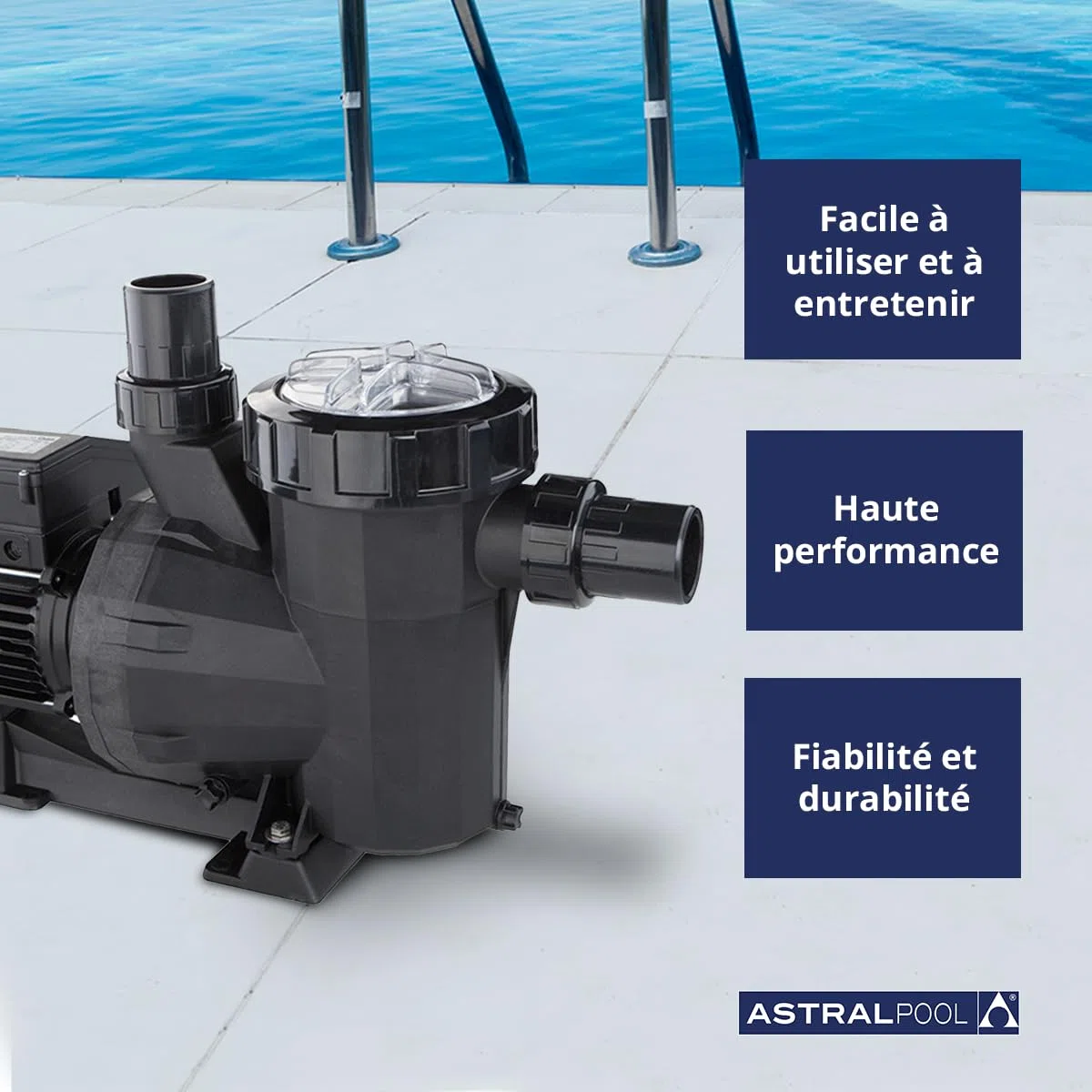 Astral - Pompe Filtration Astral Victoria Plus 0,75 Cv Mono 11 M3/h