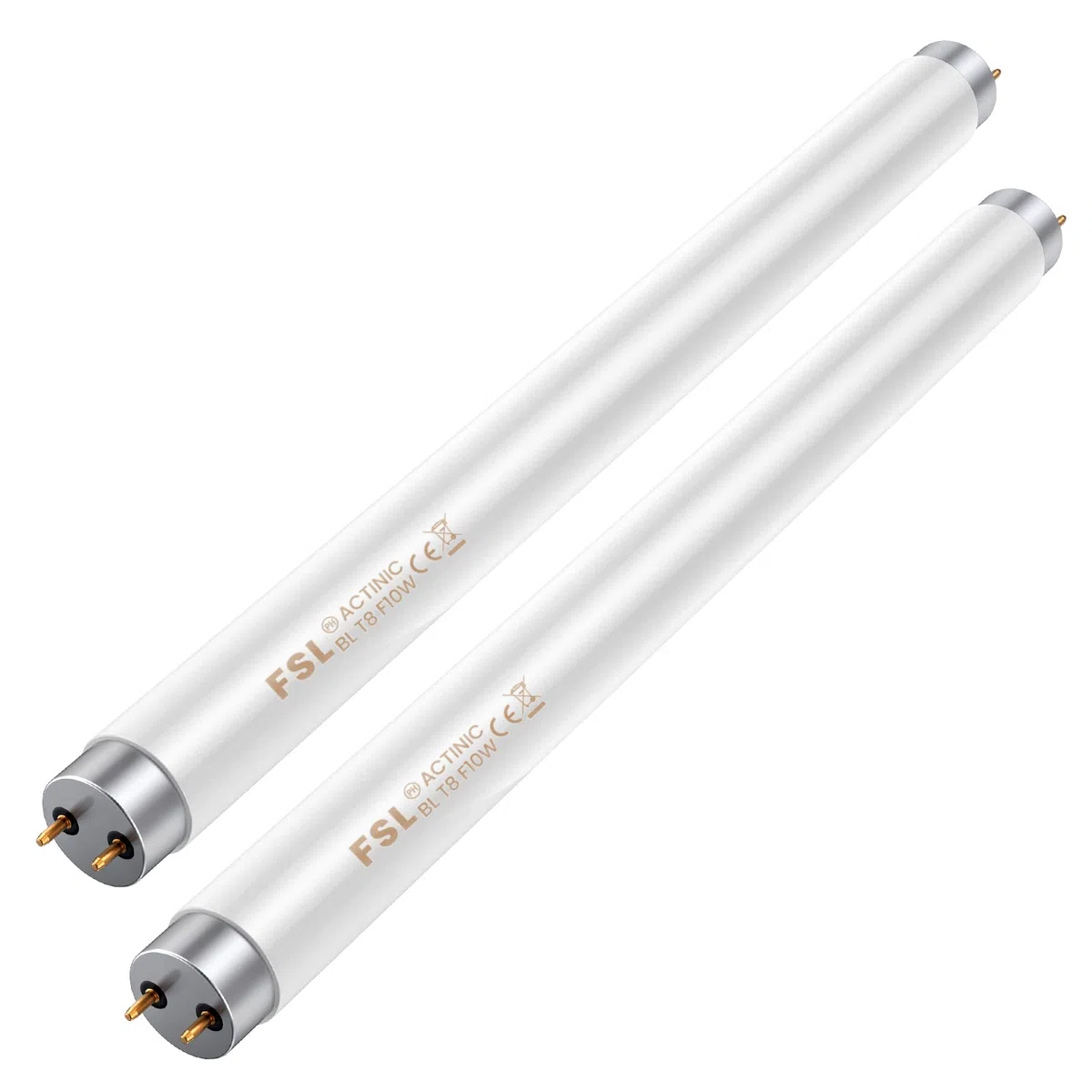 Buzbug Ampoule anti-moustiques de rechange MA-015, ampoule anti-insectes avec lumière UV 20 W, couverture de 2000 pieds carrés, durée de vie de 5 000 heures, blanc, lot de 2