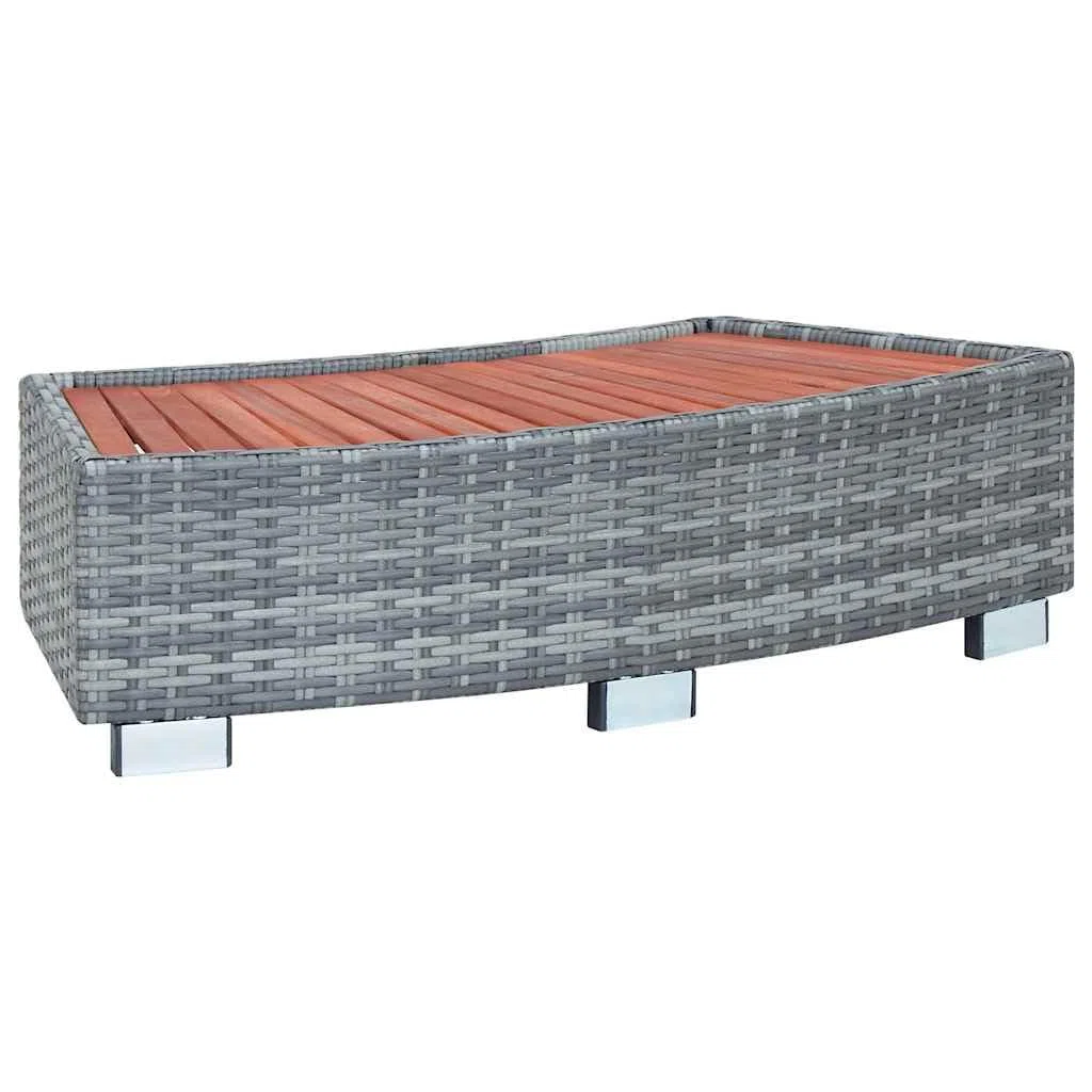 Générique Marche de Spa Gris Résine tressée 92 x 45 x 25 cm, Échelles, escaliers & rampes de Piscine,46461