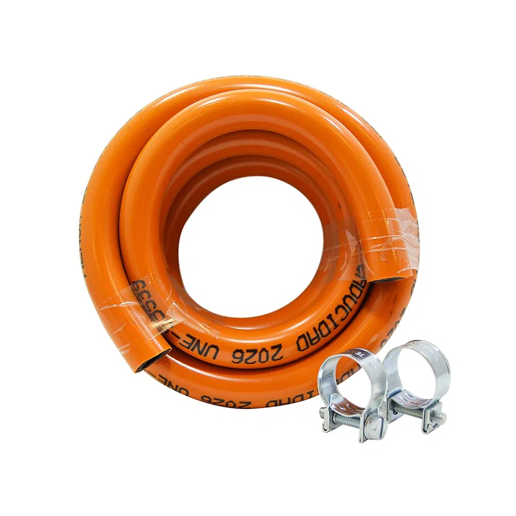 S&M 322150 Kit régulateur de gaz pour Bouteille de Butane de Camping + Tube 1,5 m + 2 rondelles