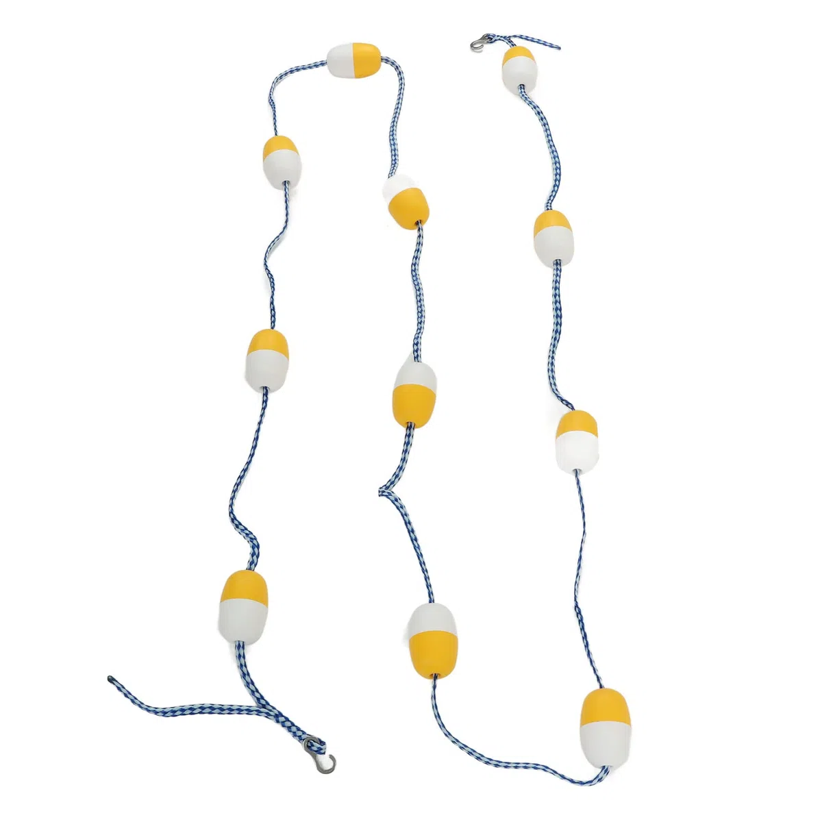 Naroote Corde de sécurité pour Piscine, Corde Flottante avec Crochets, Ligne de Flotteur Réutilisable de 5 M, Corde de Séparation de sécurité pour Piscine, Accessoires de Ligne Flottante