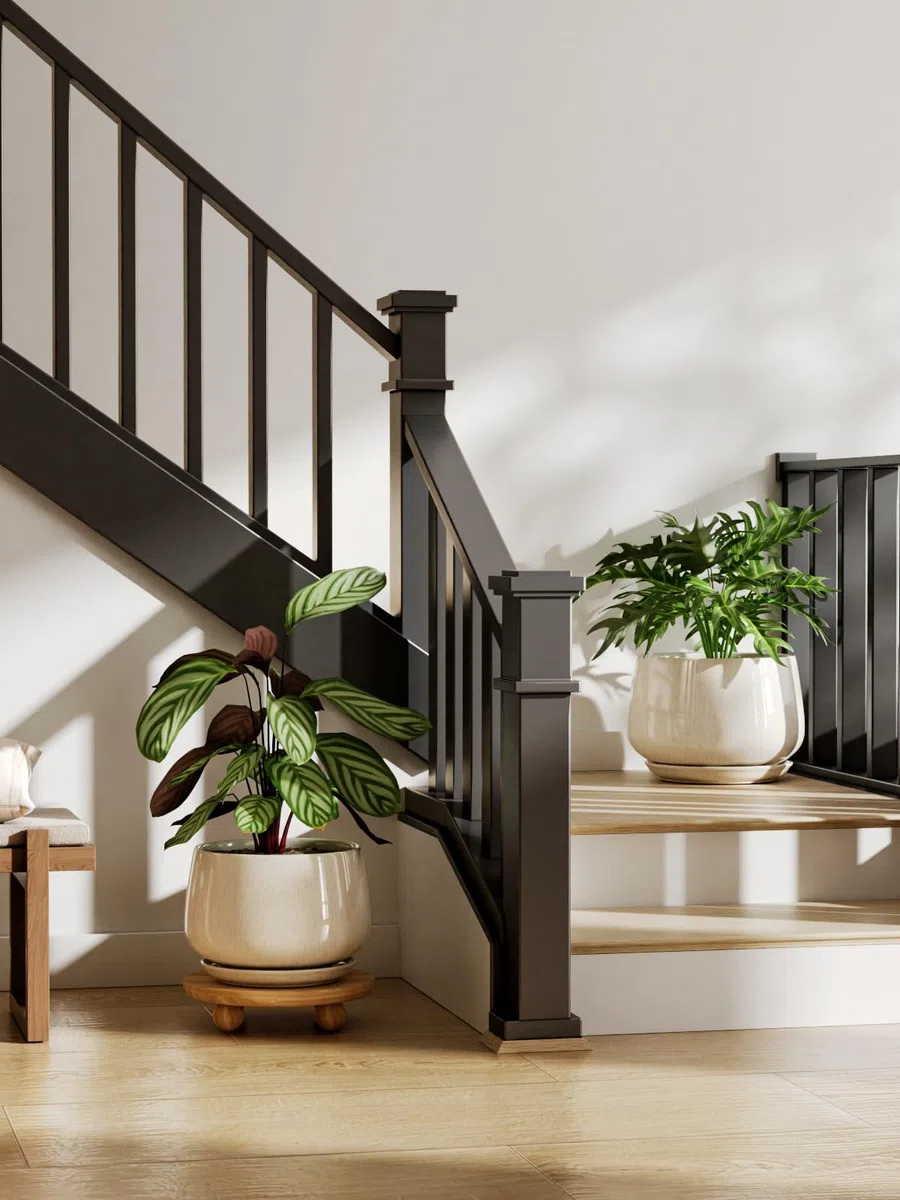 LE TAUCI Pot de Fleurs en Céramique, Pot pour Plantes 30 cm avec Trou de Drainage et Soucoupe, Pot de Fleurs d’Intérieur Durable pour Décoration Moderne de la Maison, Beige
