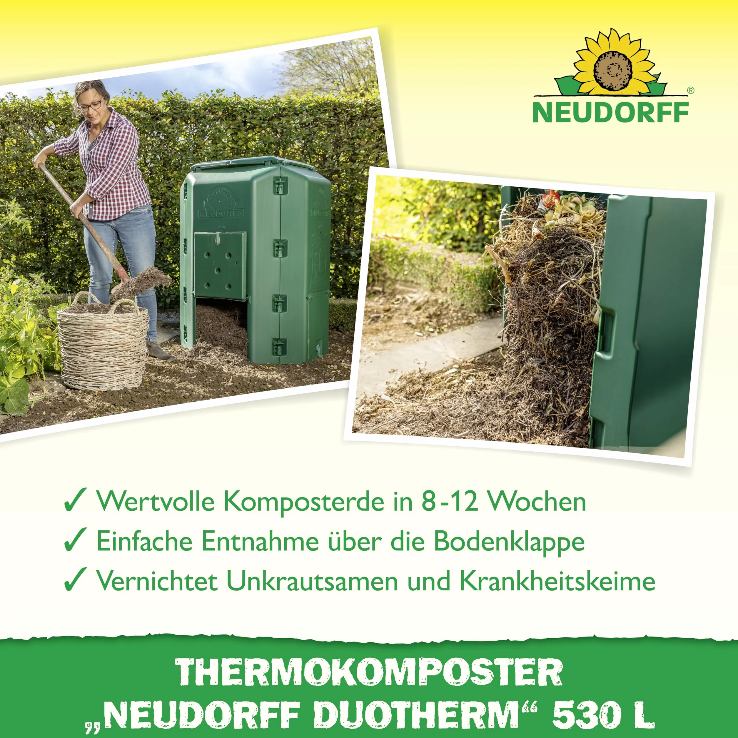 Neudorf 775 Composteur Thermique DuoTherm 530 l