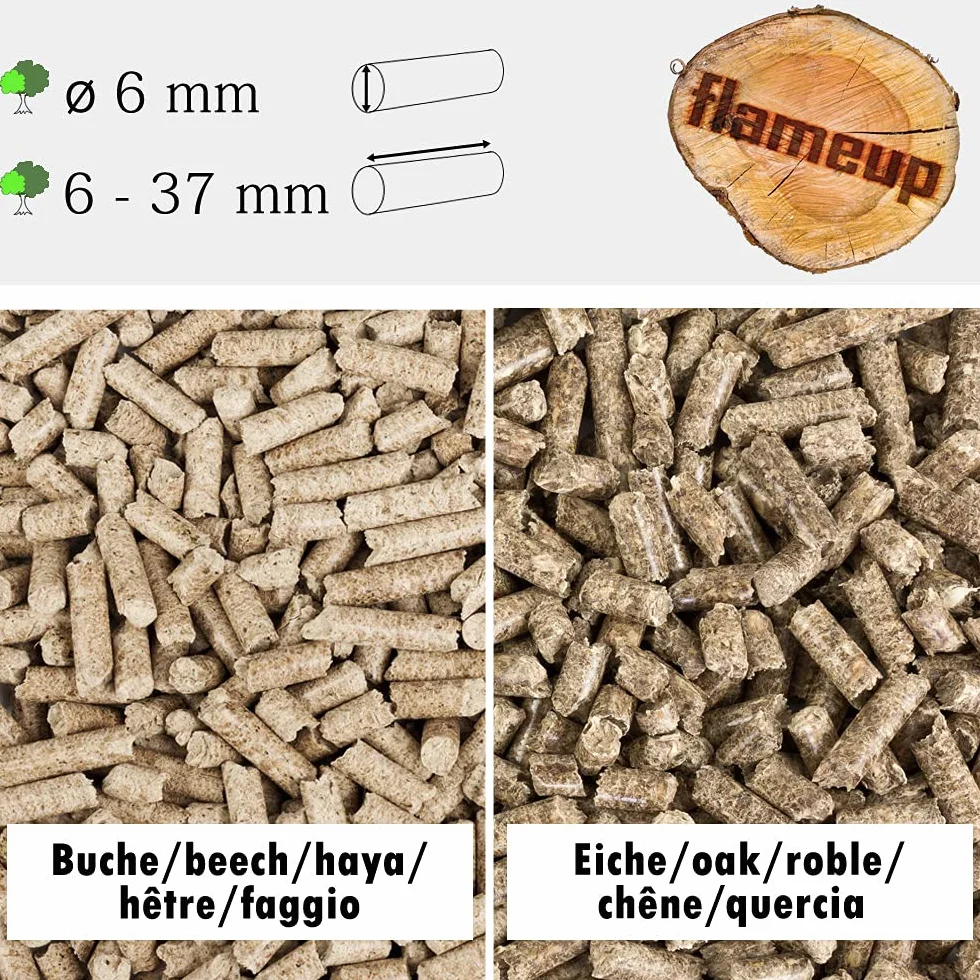 pellets de Fumage chêne et hêtre 15 kg + 15 kg pellets Bois pour Barbecue Four à Pizza fumoir extérieur Accessoires | 15 kg chacun, bois, barbecue, extérieur, granulés de bois, jardin