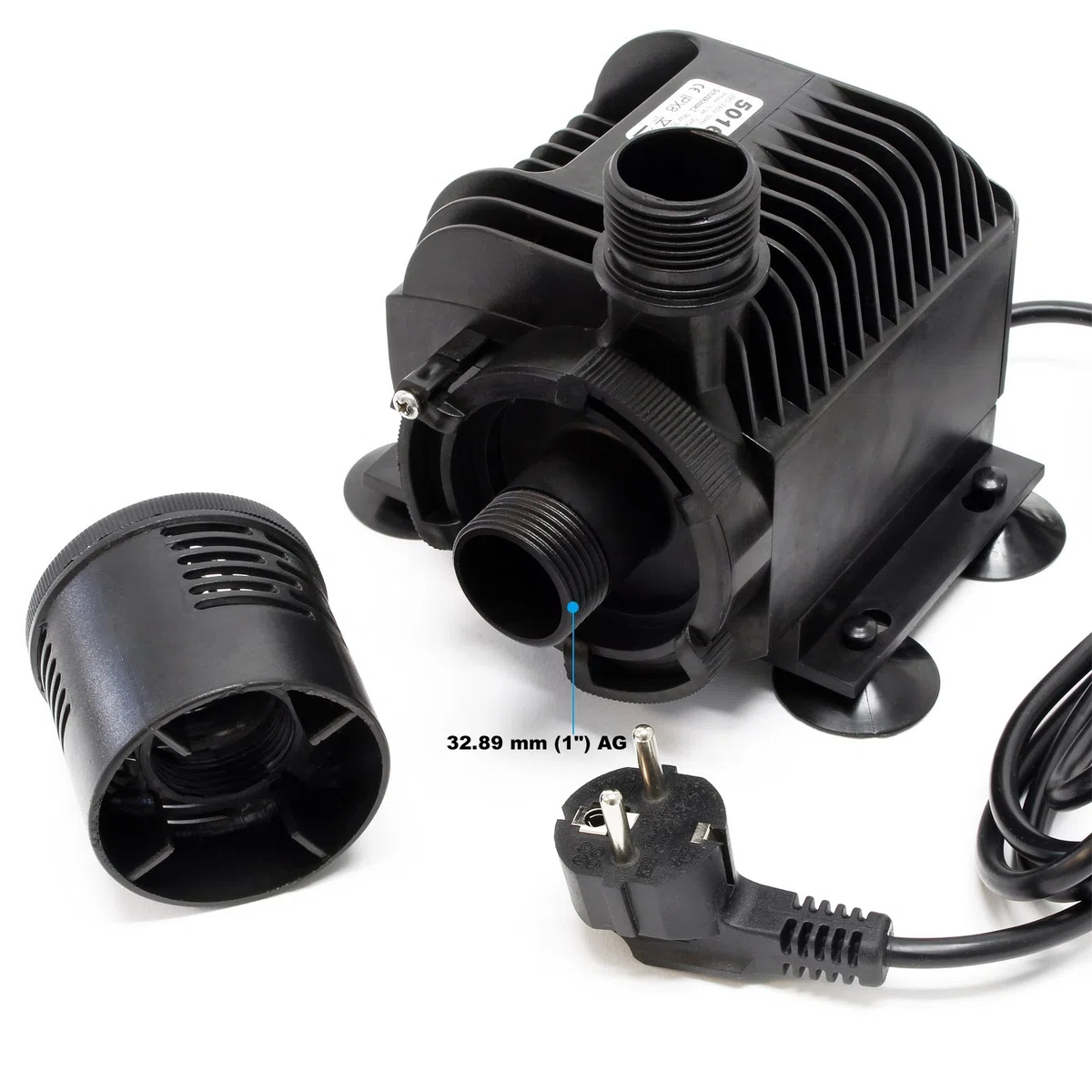SunSun HJ-5000 ECO Pompe réglable - 195 x 145 x 150 mm - 4000 l/h / 65 W/refoulement max. 3 m - pour filtre piscine bassin fontaine jardin