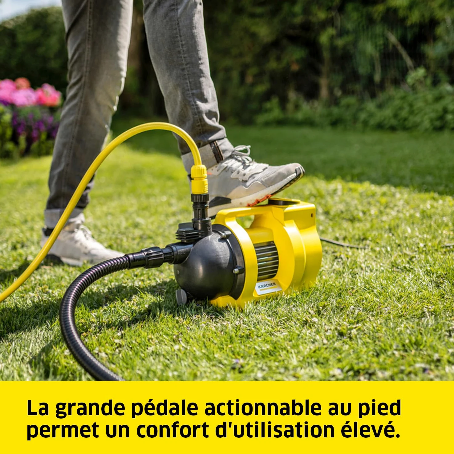 Pompe d'Arrosage Kärcher Bp 4,500 Garden Set Plus, Moteur 550 W, Débit de 4 500 L/H, 3,6 Bar, HautEUr Manométrique Totale 36 M, HautEUr D’Aspiration Max, 8 m
