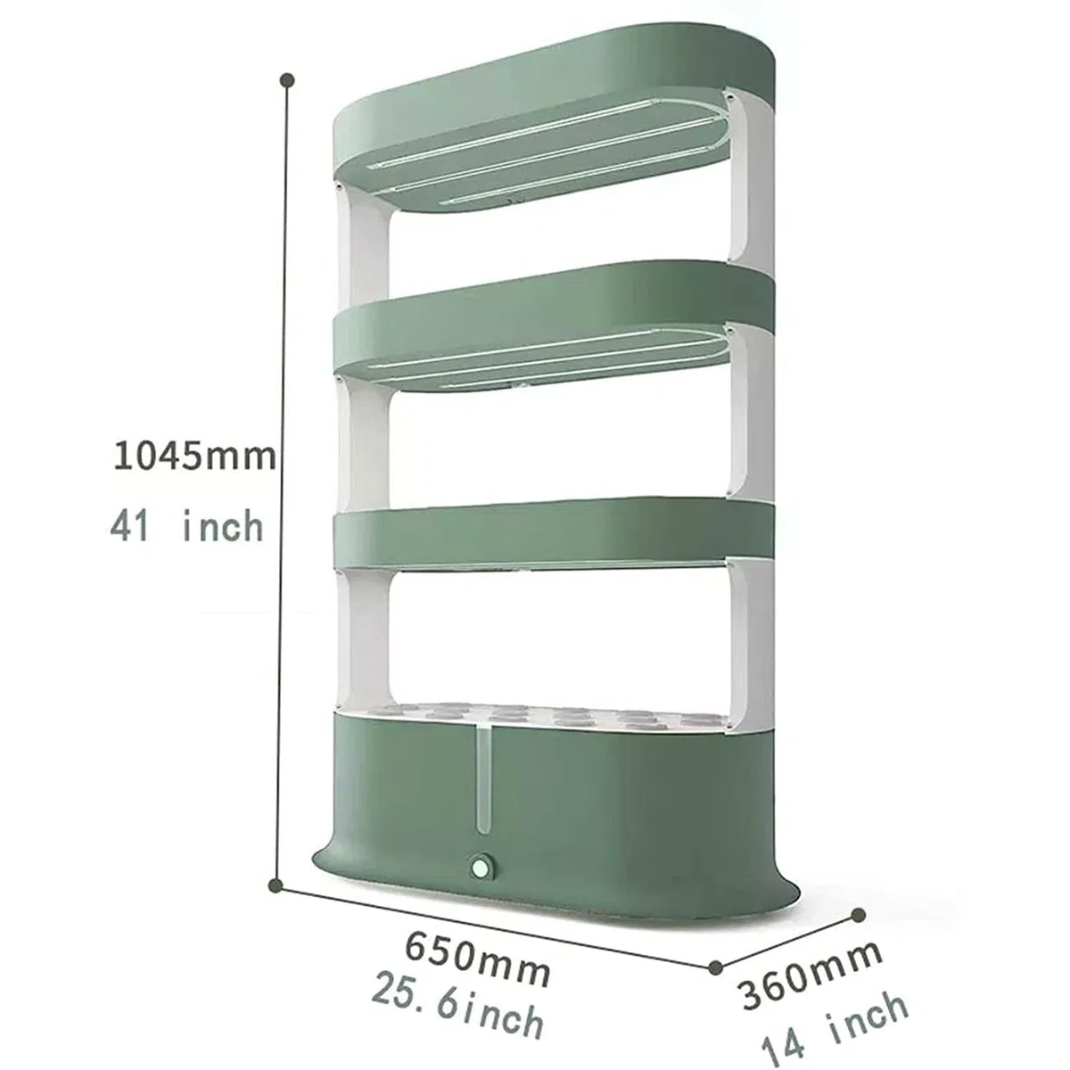 Système de tour hydroponique avec 48/64 trous 4 niveaux Kit complet de jardin d'intérieur avec lampe de culture et télécommande Solution de plantation hydroponique efficace Blanc