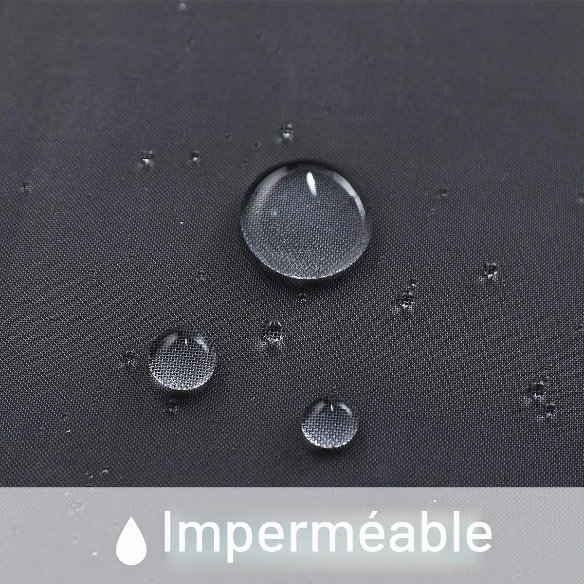 Bonzer Rideaux Transparents d'extérieur imperméables pour terrasse – 2 Panneaux de Rideaux d'intérieur à œillets pour Salon, Chambre, Porche, pergola, cabane, 137,2 x 213,4 cm, Gris