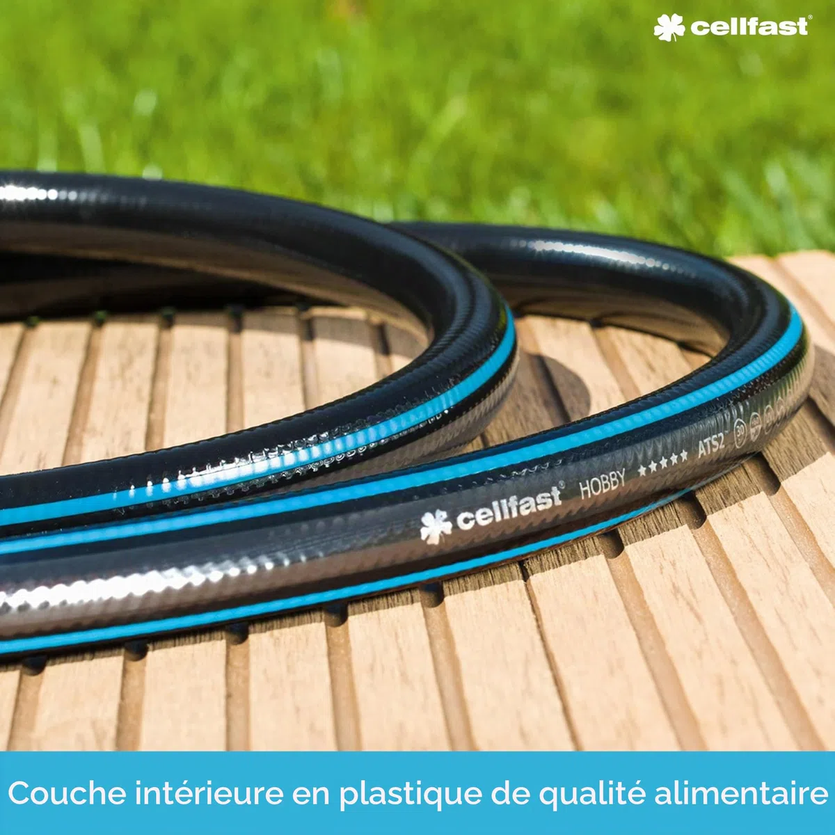 CELLFAST Tuyau Arrosage 6 Couches Flexible Fil De Qualité Supérieure Résistant Aux UV 3/4 Pouces 25 Mètres Hobby