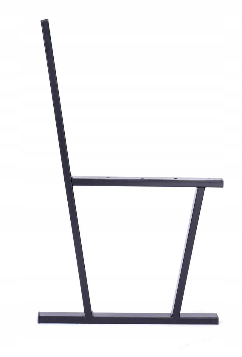 Pieds de Banc de Jardin - Patins de Banc - Noir Mat - Acier Revêtu par Pulvérisation - 2 pièces - Parfait pour Le Jardin, Le Parc, L'Aire de Jeux, Stable
