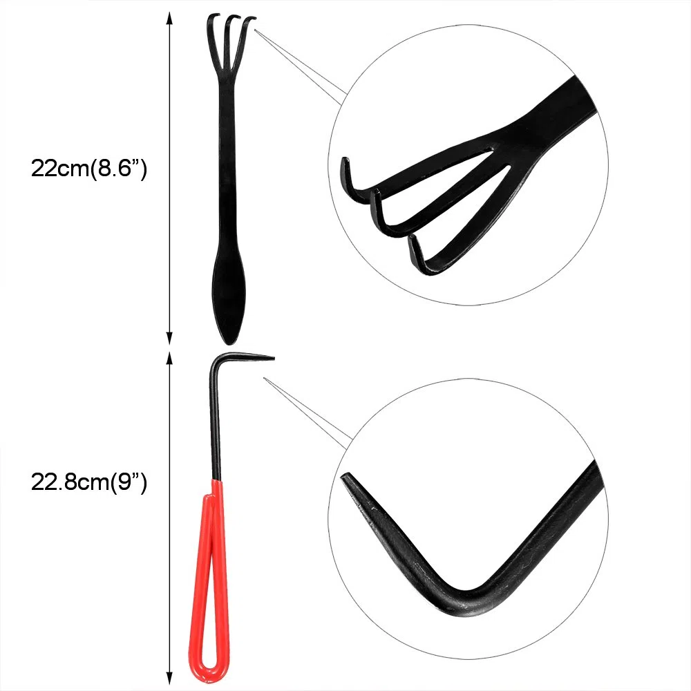 Audeuk Kit de 10 Outils pour bonsaï, Outils de Jardinage avec Fils, Ciseaux, cisailles en Acier Carbone, Housse en Nylon