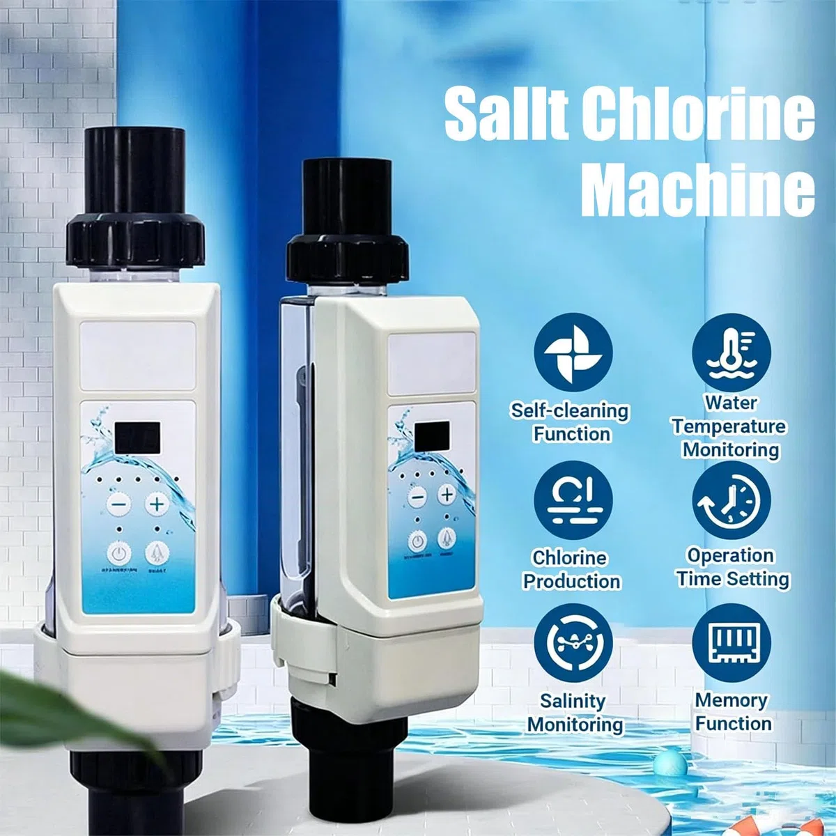 Générateur de Chlore au sel pour piscines, 20g/h | systèmes de chloration automatique au sel pour piscines, machine de génération de chlore au sel pour spas et jacuzzis