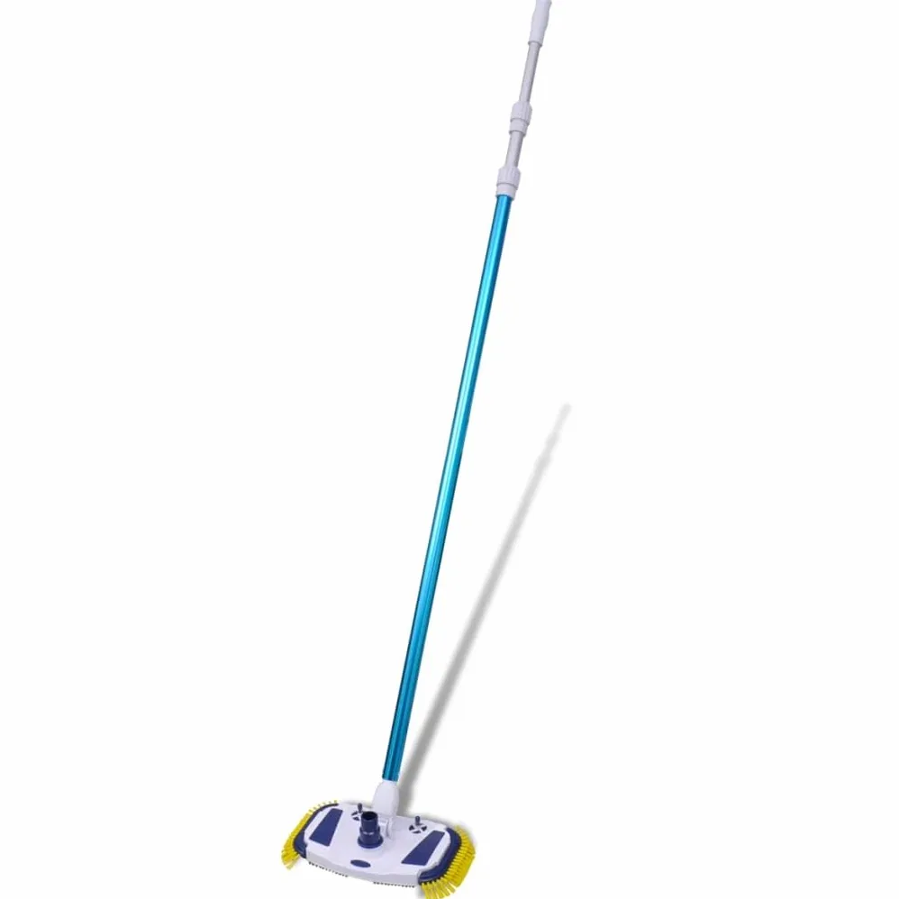 Aspirateur de Piscine avec Manche télescopique en Aluminium 1,2 à 3,6 m, Tuyau 10 m, Balai aspirateur, Brosse de Nettoyage, Accessoire pour Bassin Hors Sol et enterrée
