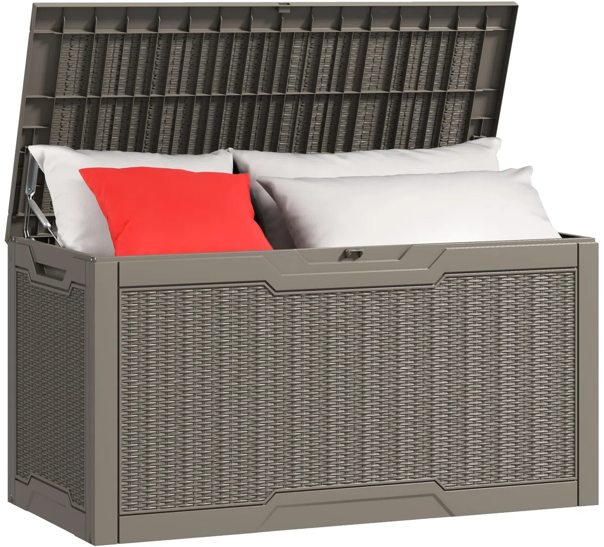 YITAHOME boîte de pont, Marron Clair, 47.6" L x 21.2" W x 24.8" H