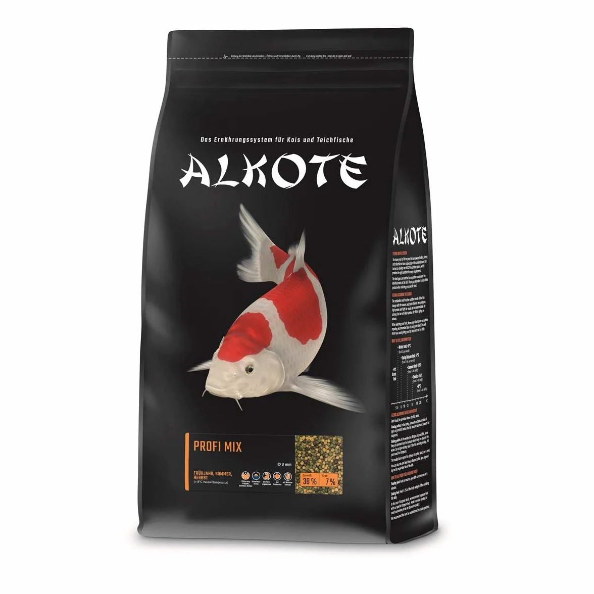 AL-KO-TE - Profi-Mix - Nourriture pour poisson - Granulés 3 mm - 1 x 3 kg