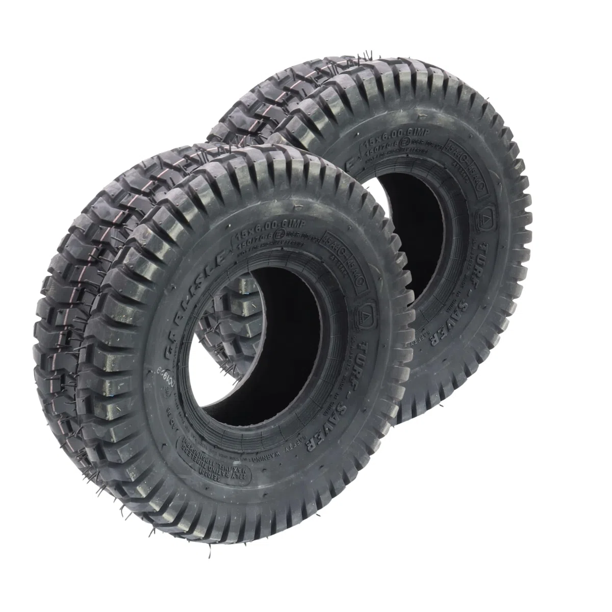 SECURA 2 pneus 15x6.00-6 pour tondeuses autoportées