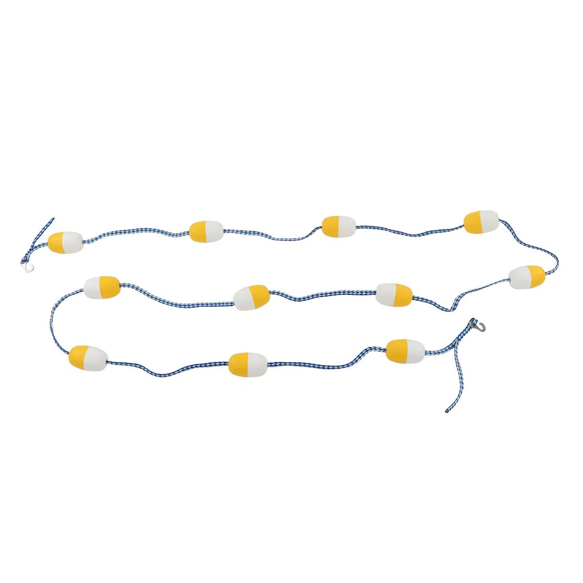 Naroote Corde de sécurité pour Piscine, Corde Flottante avec Crochets, Ligne de Flotteur Réutilisable de 5 M, Corde de Séparation de sécurité pour Piscine, Accessoires de Ligne Flottante