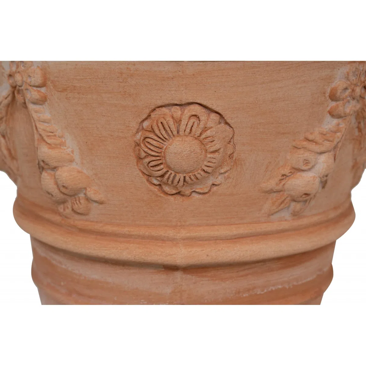 Biscottini Pot de Fleur Interieur L40xPR40xH30 - Pot de Fleur en Terre cuit - Pots de Fleurs - jardinieres Exterieur - Décoration - Pot en Terre Cuite - Pot Terre Cuite