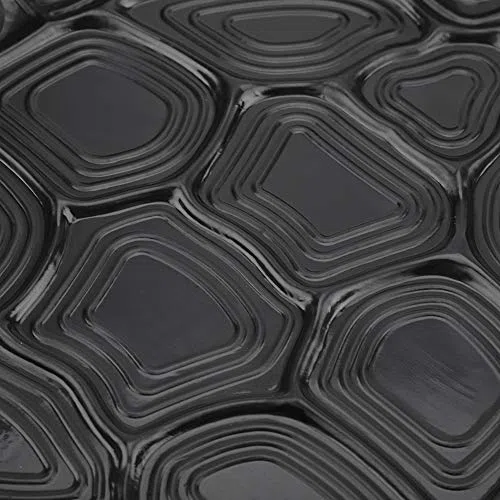 Moule de Pavage en Béton Motif Tortue, ABS Noir, 44x31x4,5 cm, Bricolage pour Jardin Pelouse Allée Pierre Décoration