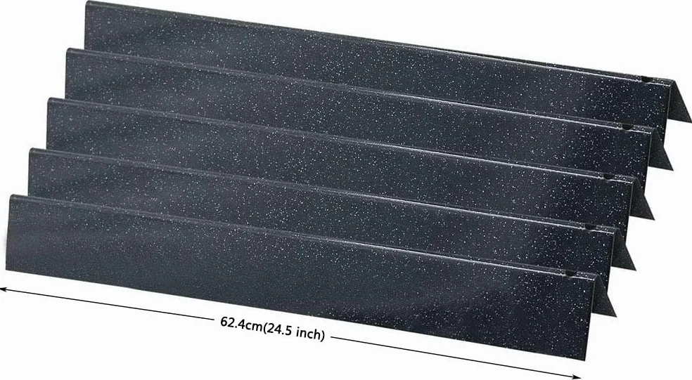 GFTIME 62.4CM 7540 Flavorizer Bar pour Weber Genesis 300 E-310 (avec Boutons de brûleur latéral), E-320, S-310, S-320, EP/CEP-310 & 320 Flavor Bars Pièces de Rechange 7539